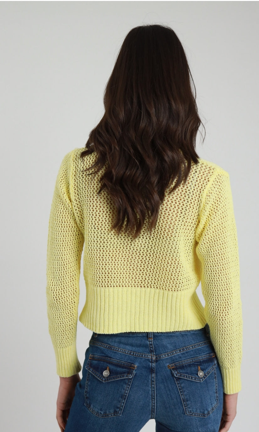 Cardigan traforato Susy mix