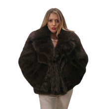 Carica l'immagine nel visualizzatore di Gallery, HAVE ONE-Ecopelliccia rever moro
