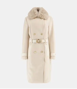 Guess- cappotto panna