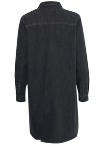 Camicia denim lunga. Vestibilità normale.