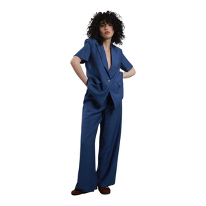 Susy mix - Completo mezze maniche + pantalone a palazzo