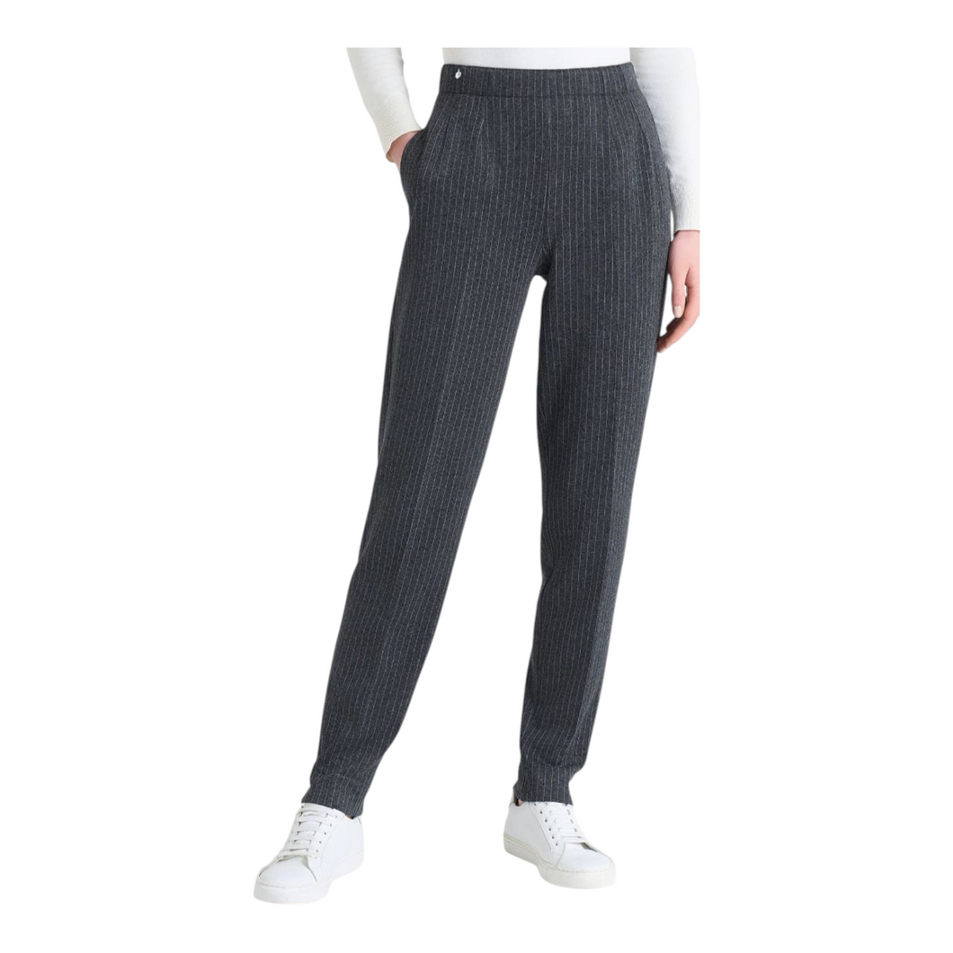 Pantalone dritto gessato Ragno