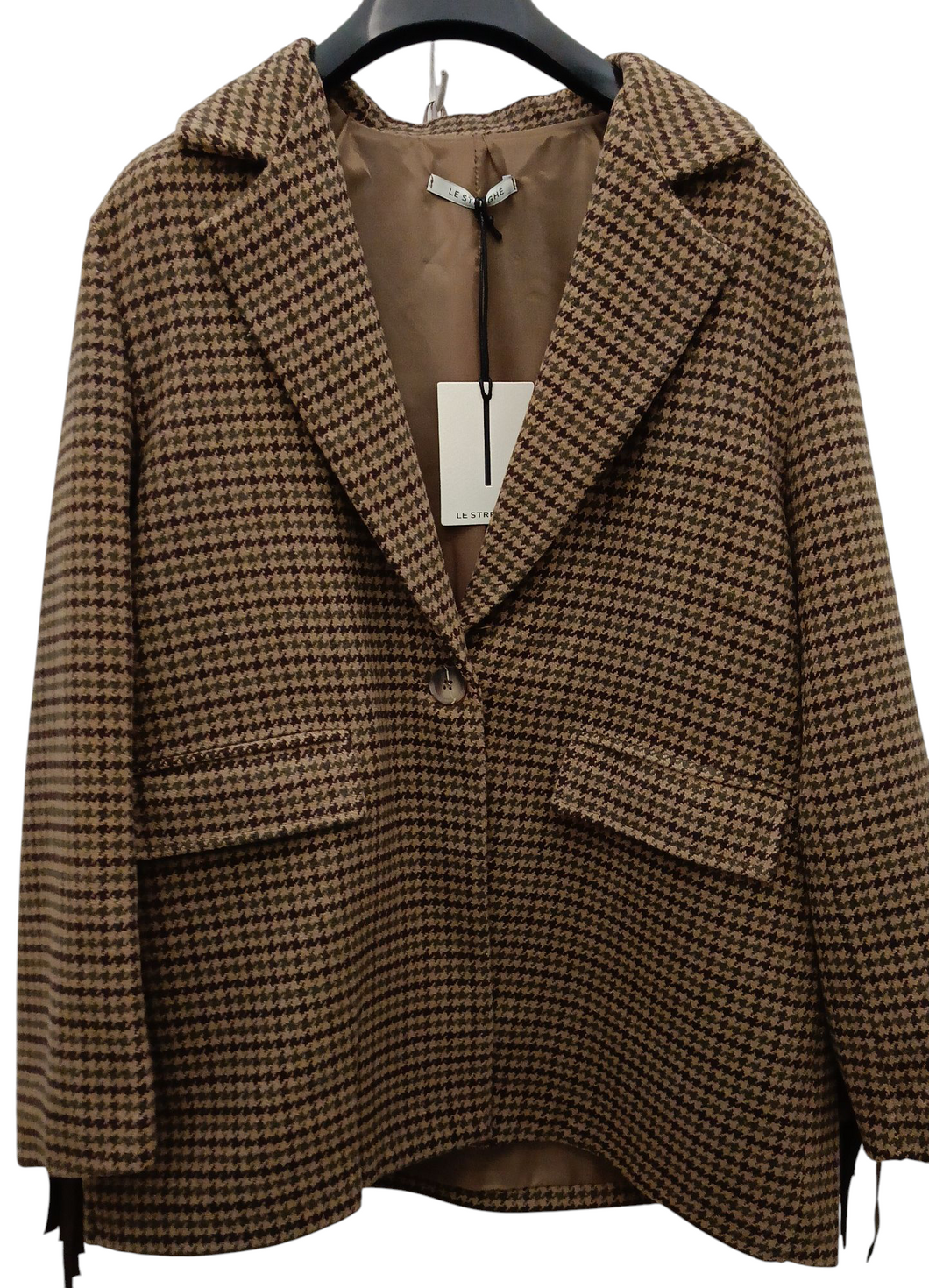 Le streghe - Giacca over con frange