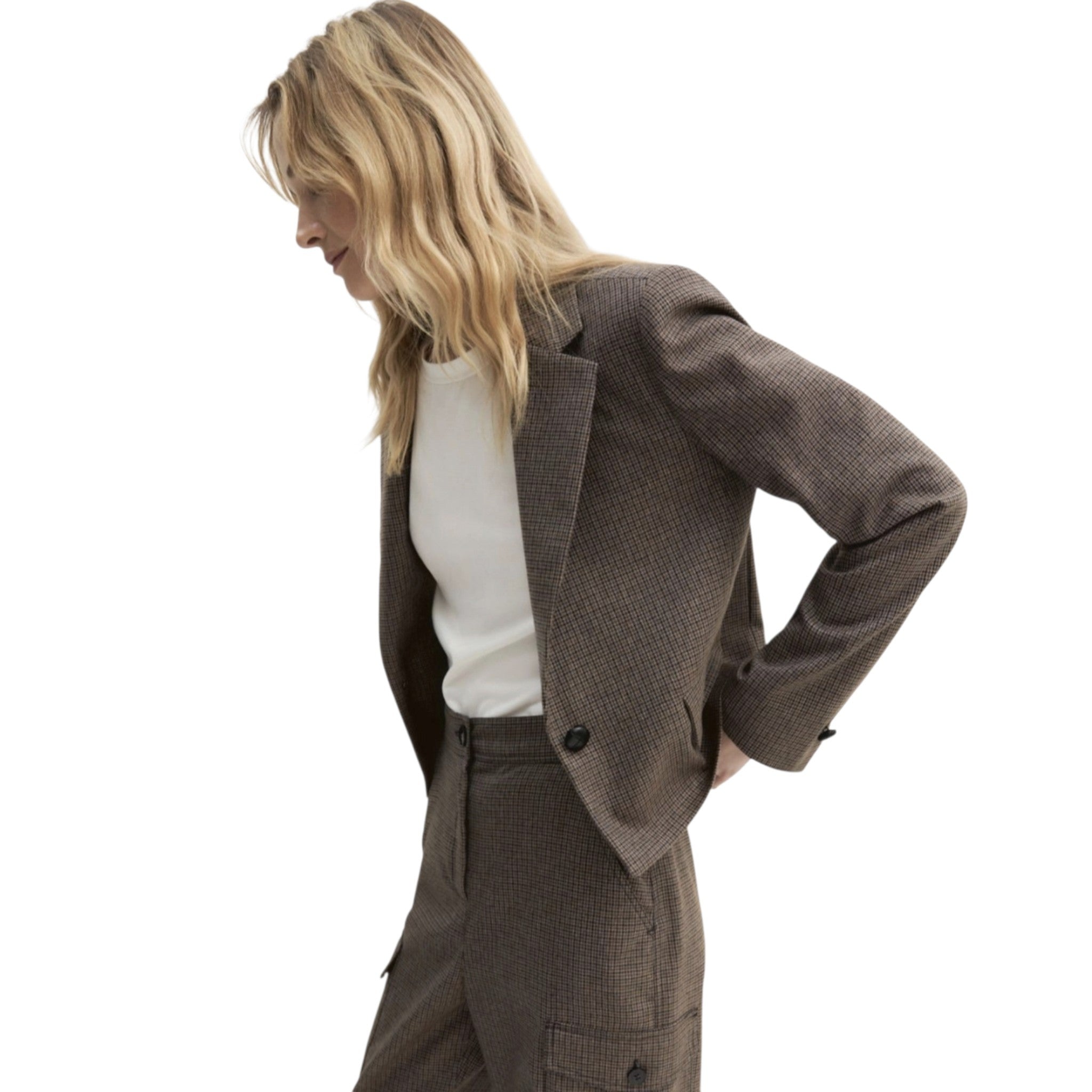 Giacca crop - Beige