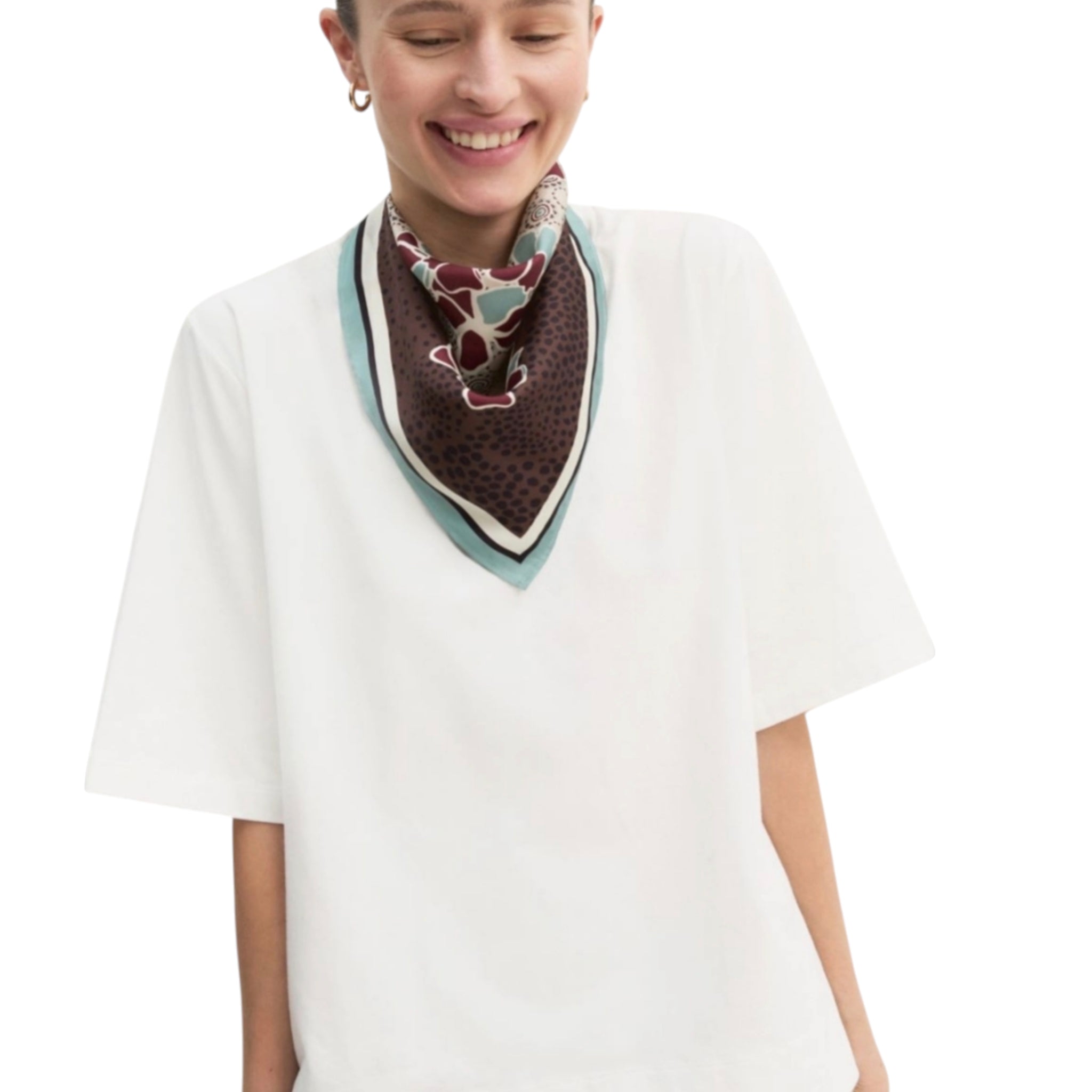 T-SHIRT CON FOULARD - EMME MARELLA