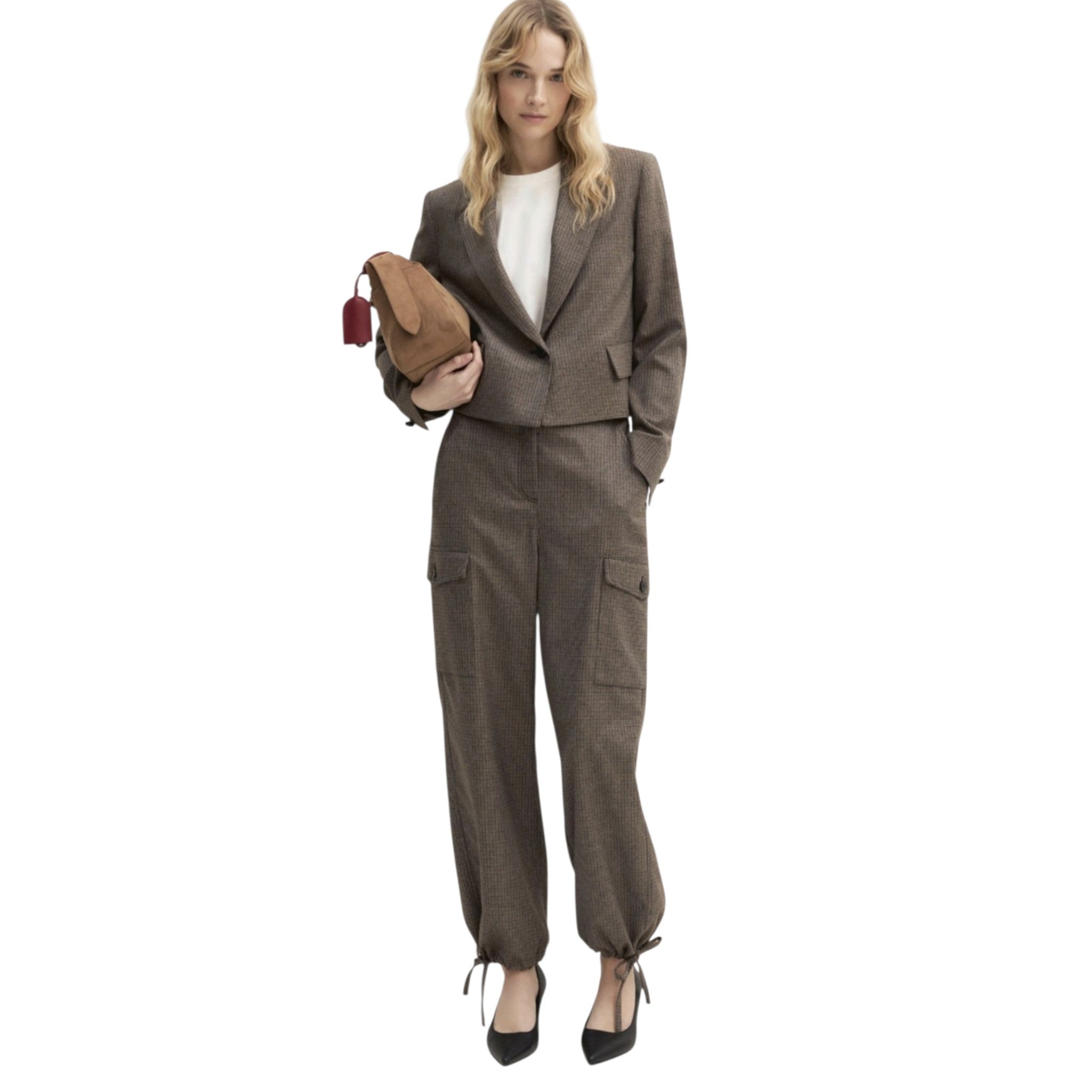 Giacca crop - Beige