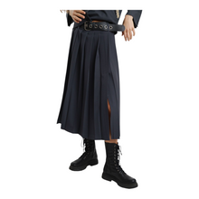 Carica l&#39;immagine nel visualizzatore di Gallery, Susy mix - Gonnellona a pieghe con spacco
