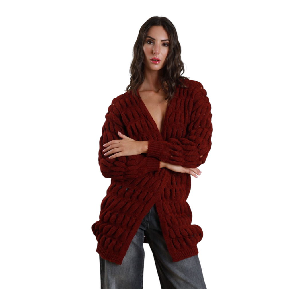 Susy mix - Cardigan traforato