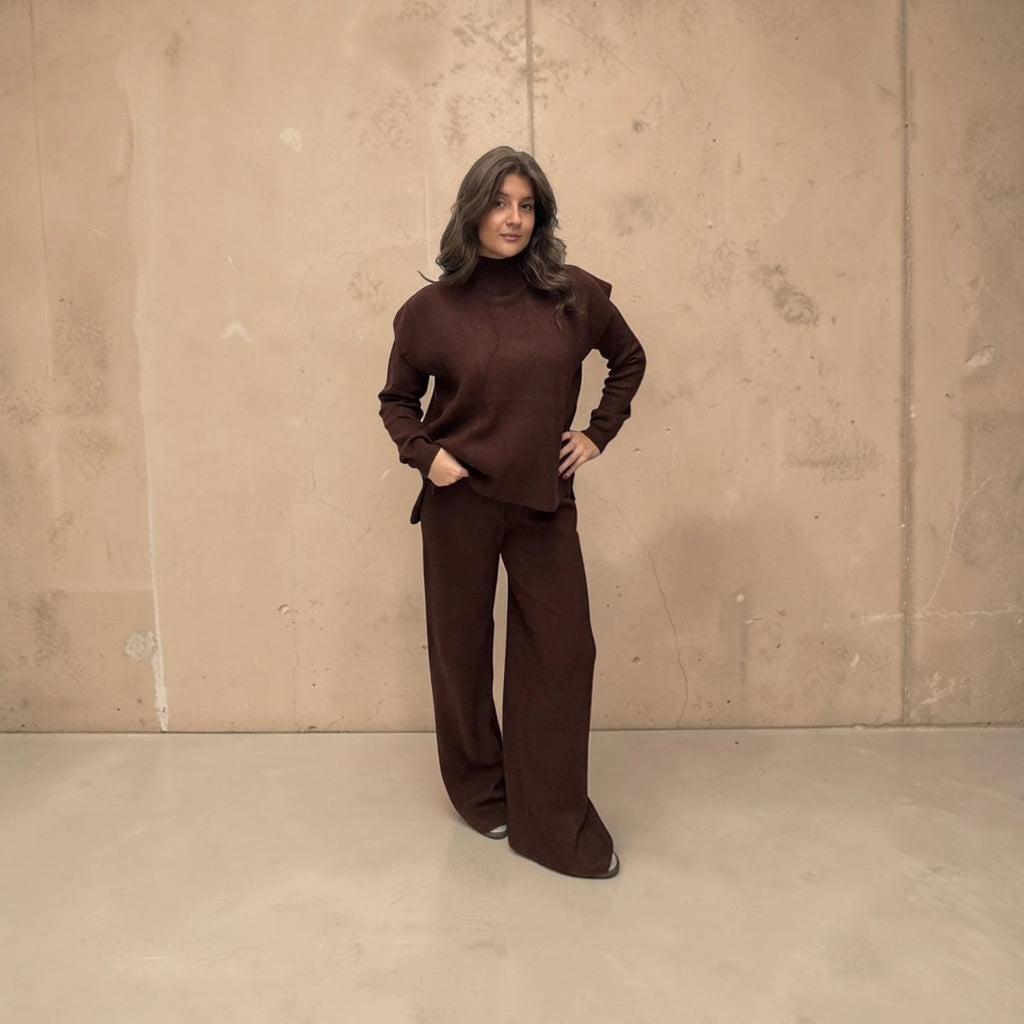 Completo 3 pezzi Gilet maglia pantalone