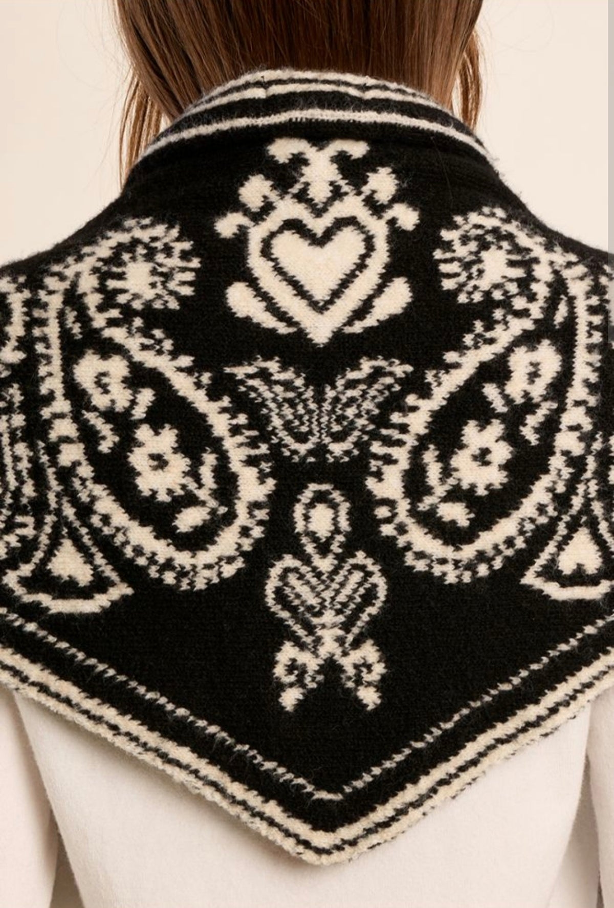 Bandana- Sciarpa lavorata a maglia