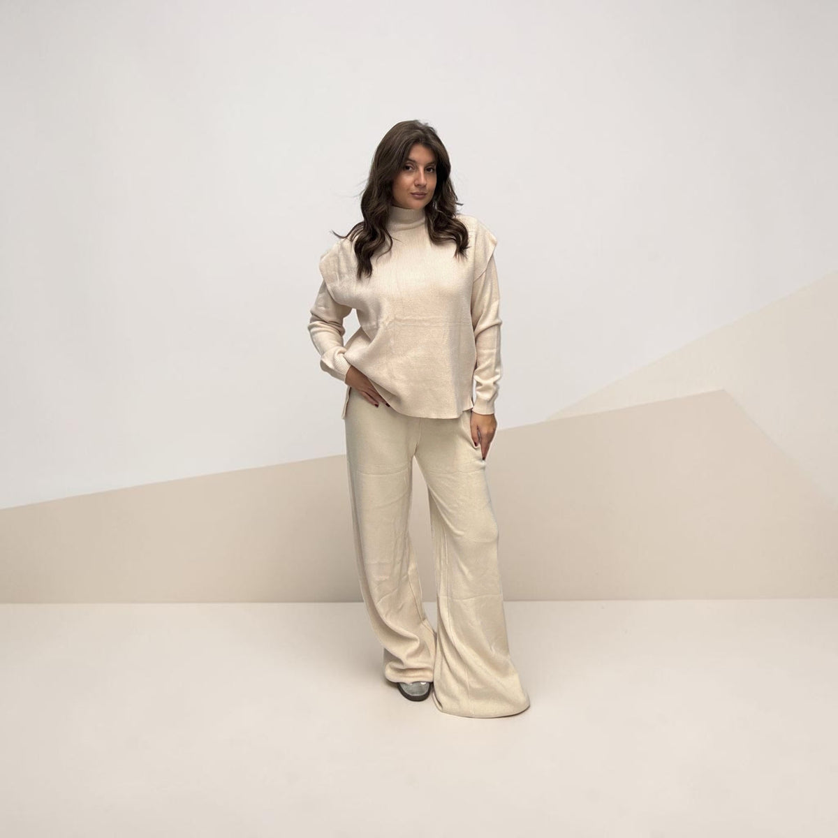 Completo 3 pezzi Gilet maglia pantalone