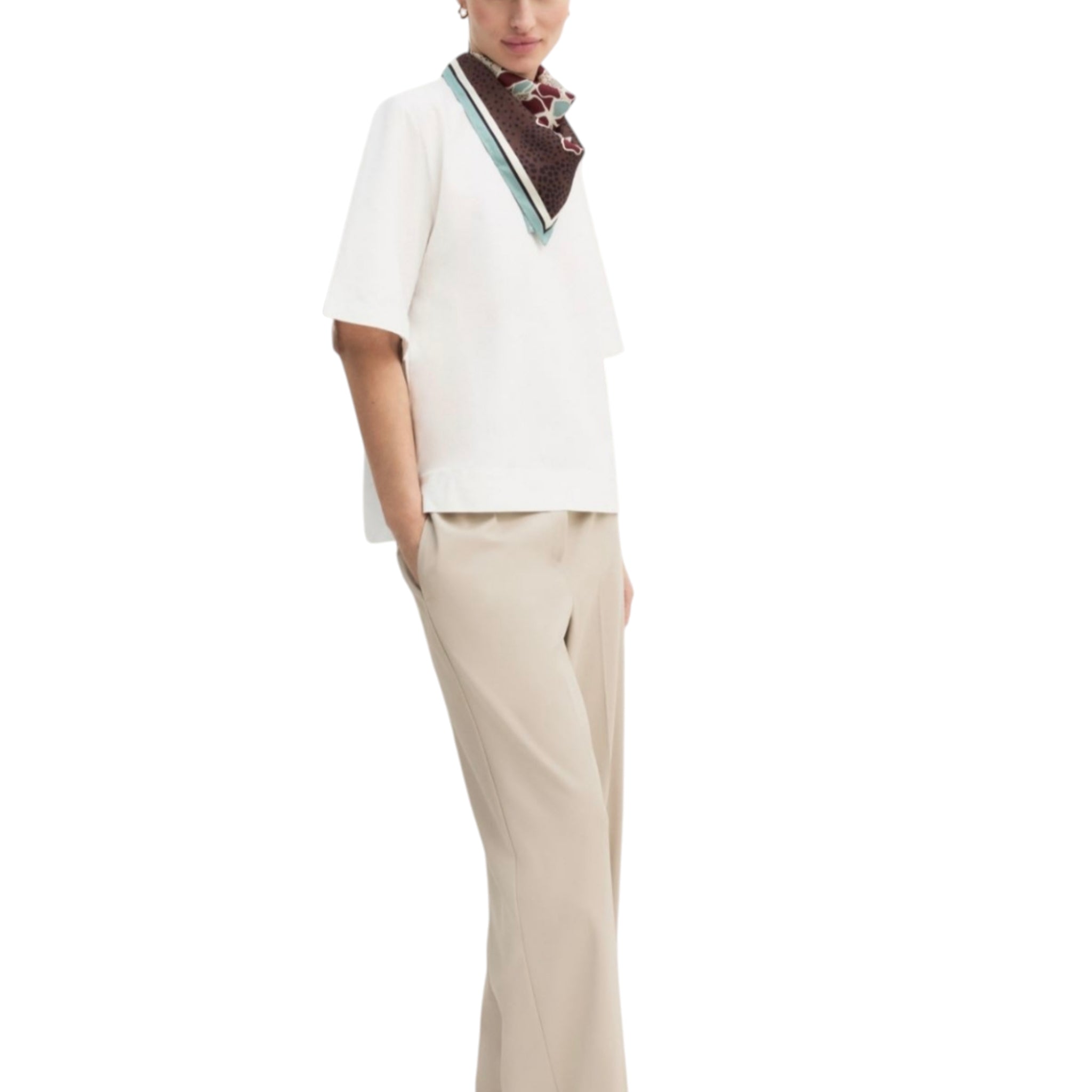 T-SHIRT CON FOULARD - EMME MARELLA