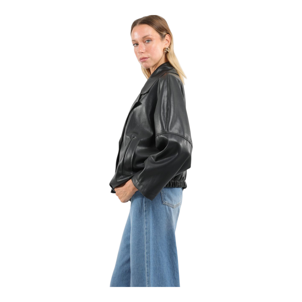 HAVEONE- Giacca doppio petto over - Nero