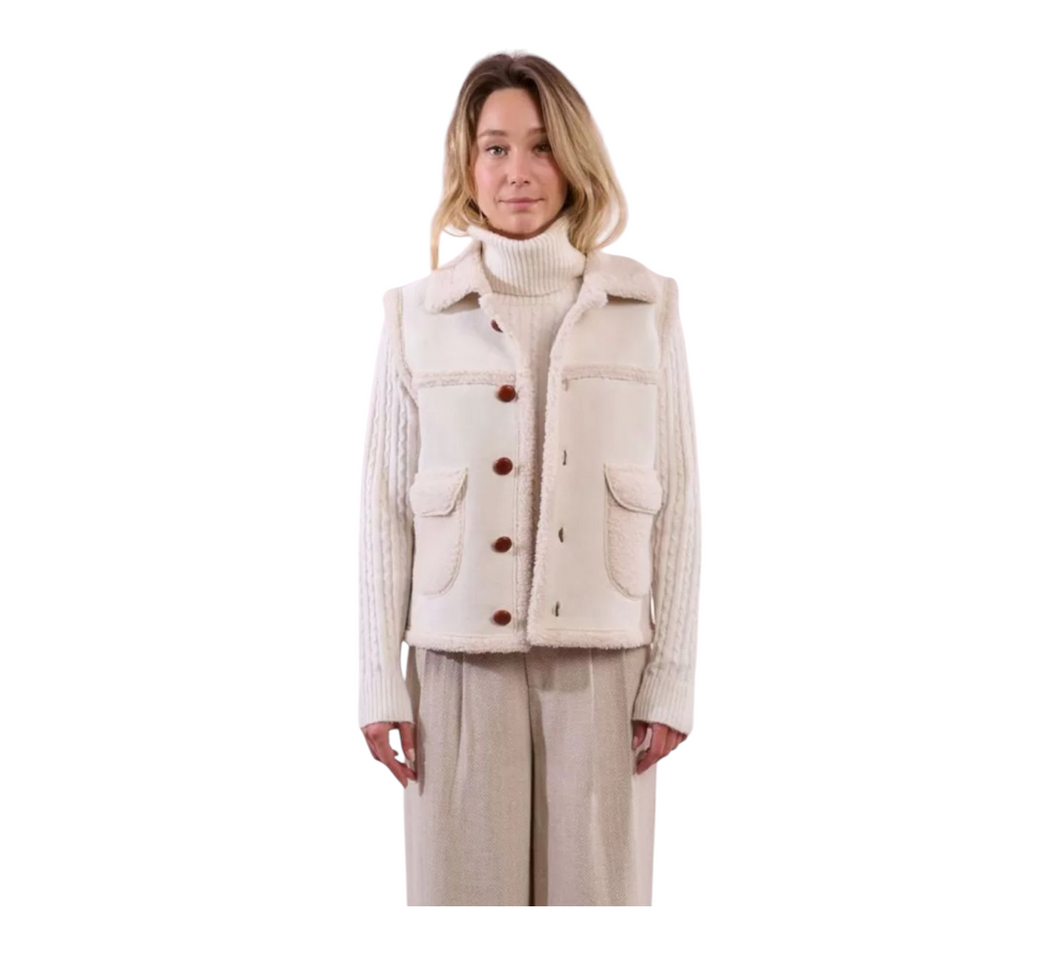 Molly bracken- Giacca senza maniche