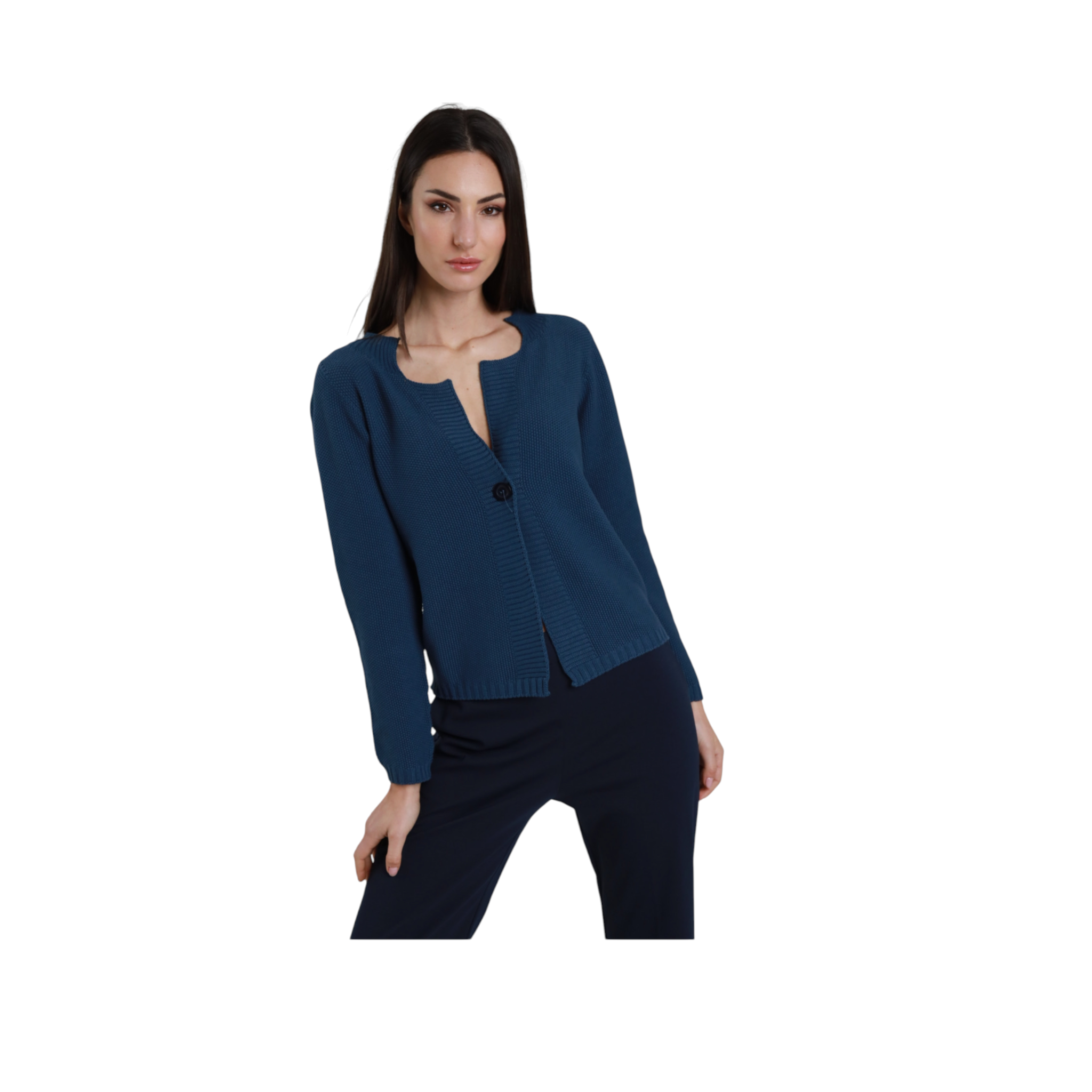 Cardigan mono bottone